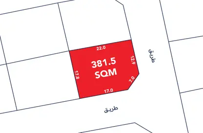 أرض - استوديو للبيع في كرزكان - المحافظة الشمالية