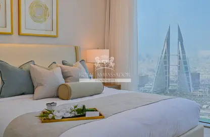 Apartment - 3 Bedrooms - 5 Bathrooms for rent in Bahrain Bay - Capital Governorate