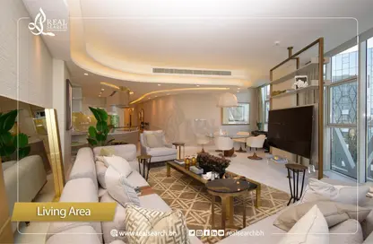 Living Room image for: Apartment - 3 Bedrooms - 5 Bathrooms for sale in Bahrain Bay - Capital Governorate, Image 1