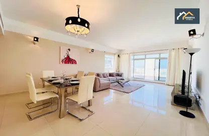 Living / Dining Room image for: Penthouse - 3 Bedrooms - 3 Bathrooms for rent in Amwaj Avenue - Amwaj Islands - Muharraq Governorate, Image 1