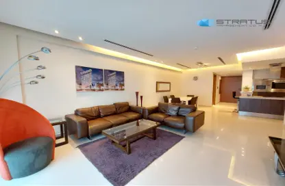 Living Room image for: Apartment - 2 Bedrooms - 3 Bathrooms for rent in Reef Island - Capital Governorate, Image 1