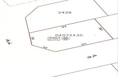 صورة لـ مخطط ثنائي الأبعاد أرض - استوديو للبيع في سرايا 2 - بو قوة - المحافظة الشمالية ، صورة رقم 1
