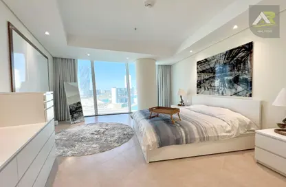Room / Bedroom image for: Apartment - 2 Bedrooms - 3 Bathrooms for rent in Bahrain Financial Harbour - Manama - Capital Governorate, Image 1