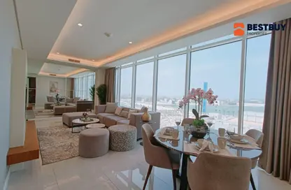Apartment - 2 Bedrooms - 3 Bathrooms for rent in Canal View - Dilmunia Island - Muharraq Governorate