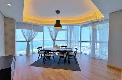 Dining Room image for: Apartment - 2 Bedrooms - 3 Bathrooms for sale in Al Juffair - Capital Governorate, Image 1
