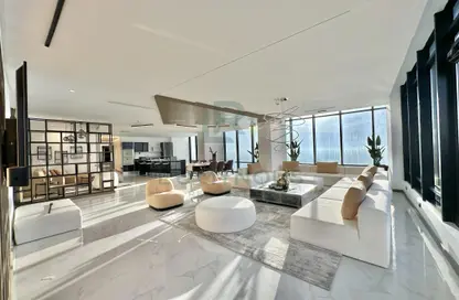 Living / Dining Room image for: Penthouse - 4 Bedrooms - 5 Bathrooms for sale in Seef - Capital Governorate, Image 1