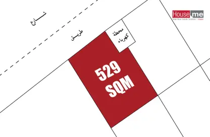 2D Floor Plan image for: Land - Studio for sale in Busaiteen - Muharraq Governorate, Image 1
