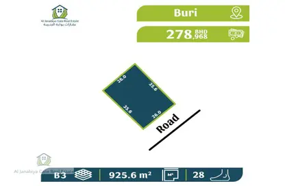 2D Floor Plan image for: Land - Studio for sale in Buri - Northern Governorate, Image 1