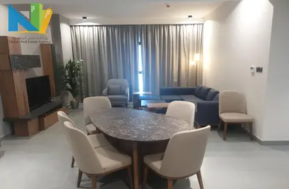 Living / Dining Room image for: Apartment - 2 Bedrooms - 2 Bathrooms for rent in alnaim - Manama - Capital Governorate, Image 1