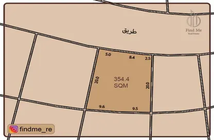 2D Floor Plan image for: Land - Studio for sale in Bu Quwah - Northern Governorate, Image 1