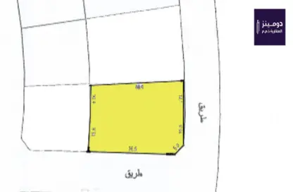 2D Floor Plan image for: Land - Studio for sale in Marassi Residences - Diyar Al Muharraq - Muharraq Governorate, Image 1