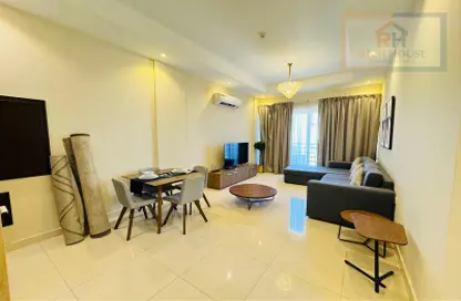 Living / Dining Room image for: Apartment - 2 Bedrooms - 2 Bathrooms for rent in Hidd - Muharraq Governorate, Image 1