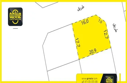 2D Floor Plan image for: Land - Studio for sale in Sadad - Northern Governorate, Image 1