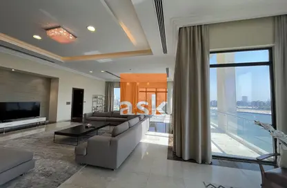 Living Room image for: Penthouse - 4 Bedrooms - 7 Bathrooms for rent in Reef Island - Capital Governorate, Image 1