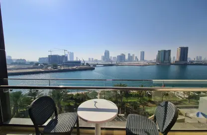 Balcony image for: Apartment - 1 Bedroom - 2 Bathrooms for rent in Reef Island - Capital Governorate, Image 1