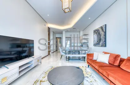 Living / Dining Room image for: Apartment - 3 Bedrooms - 4 Bathrooms for rent in Adliya - Manama - Capital Governorate, Image 1