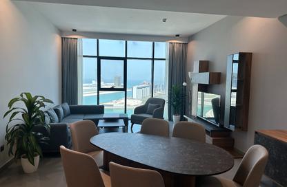 Apartment - 1 Bedroom - 1 Bathroom for rent in Bahrain Financial Harbour - Manama - Capital Governorate