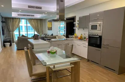Kitchen image for: Apartment - 2 Bedrooms - 2 Bathrooms for sale in Saraya al Bahar - Amwaj Islands - Muharraq Governorate, Image 1