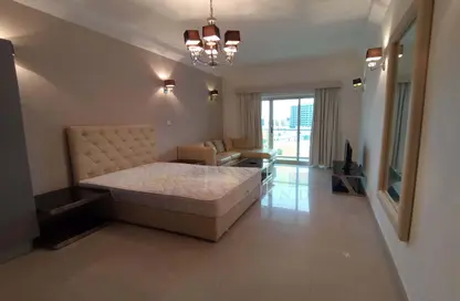 Room / Bedroom image for: Apartment - 1 Bathroom for rent in Amwaj Islands - Muharraq Governorate, Image 1