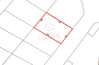 2D Floor Plan image for: Land - Studio for sale in Al Bareh - Diyar Al Muharraq - Muharraq Governorate, Image 1