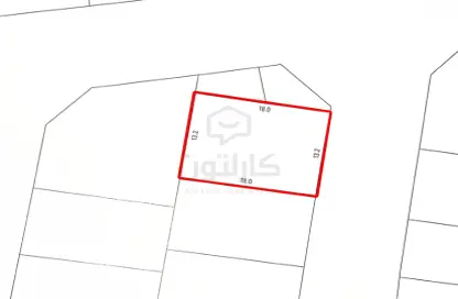 2D Floor Plan image for: Land - Studio for sale in Al Sidra - Diyar Al Muharraq - Muharraq Governorate, Image 1