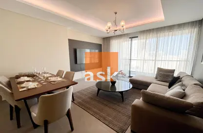 Living / Dining Room image for: Apartment - 3 Bedrooms - 5 Bathrooms for sale in The Lagoon - Amwaj Islands - Muharraq Governorate, Image 1