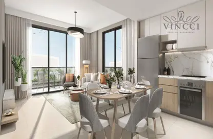 Living / Dining Room image for: Apartment - 1 Bathroom for sale in Marassi Boulevard - Diyar Al Muharraq - Muharraq Governorate, Image 1