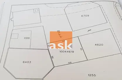 2D Floor Plan image for: Land - Studio for sale in Al Jasra - Northern Governorate, Image 1