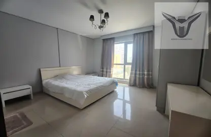 Room / Bedroom image for: Apartment - 1 Bedroom - 2 Bathrooms for rent in Um Al Hasam - Manama - Capital Governorate, Image 1