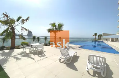 Pool image for: Apartment - 1 Bedroom - 2 Bathrooms for rent in Reef Island - Capital Governorate, Image 1