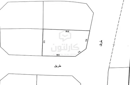 صورة لـ مخطط ثنائي الأبعاد أرض - استوديو للبيع في المقشع - المحافظة الشمالية ، صورة رقم 1
