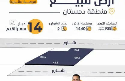 أرض - استوديو للبيع في دمستان - المحافظة الشمالية