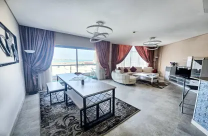 Living / Dining Room image for: Apartment - 3 Bedrooms - 3 Bathrooms for rent in The Lagoon - Amwaj Islands - Muharraq Governorate, Image 1