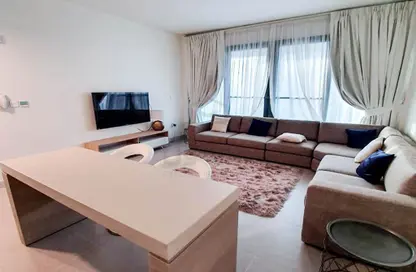 Living Room image for: Apartment - 1 Bedroom - 1 Bathroom for rent in Marassi Residences - Diyar Al Muharraq - Muharraq Governorate, Image 1