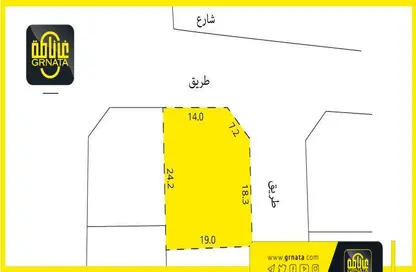 2D Floor Plan image for: Land - Studio for sale in Samaheej - Muharraq Governorate, Image 1