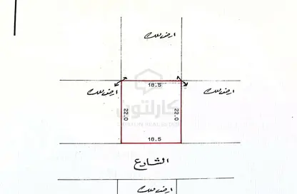 2D Floor Plan image for: Land - Studio for sale in Janabiya - Northern Governorate, Image 1