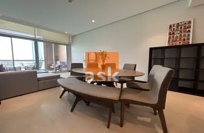 Living / Dining Room image for: Apartment - 3 Bedrooms - 4 Bathrooms for rent in Reef Island - Capital Governorate, Image 1