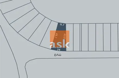 2D Floor Plan image for: Land - Studio for sale in Amwaj Marina - Amwaj Islands - Muharraq Governorate, Image 1