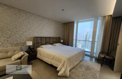 Room / Bedroom image for: Apartment - 1 Bathroom for rent in Seef - Capital Governorate, Image 1