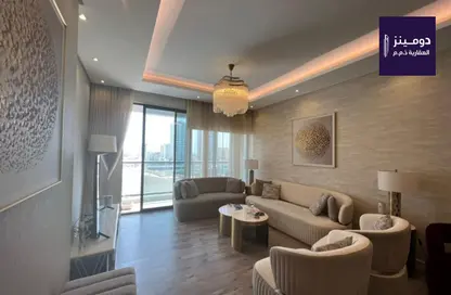 Living Room image for: Apartment - 3 Bedrooms - 5 Bathrooms for sale in Amwaj Avenue - Amwaj Islands - Muharraq Governorate, Image 1