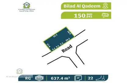 2D Floor Plan image for: Land - Studio for sale in Bilad Al Qadeem - Manama - Capital Governorate, Image 1