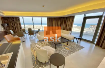 Living / Dining Room image for: Apartment - 3 Bedrooms - 4 Bathrooms for sale in Breeze of Dilmunia - Dilmunia Island - Muharraq Governorate, Image 1