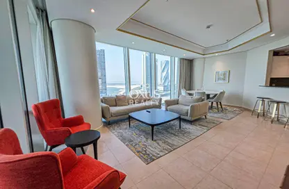 Apartment - 3 Bedrooms - 4 Bathrooms for rent in Bahrain Bay - Capital Governorate