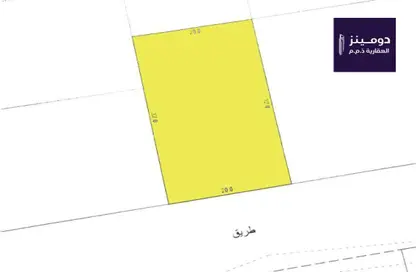 2D Floor Plan image for: Land - Studio for sale in Al Qadam - Northern Governorate, Image 1