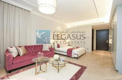 Living Room image for: Apartment - 1 Bathroom for rent in Seef - Capital Governorate, Image 1