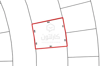 2D Floor Plan image for: Land - Studio for sale in Mozoon - Diyar Al Muharraq - Muharraq Governorate, Image 1