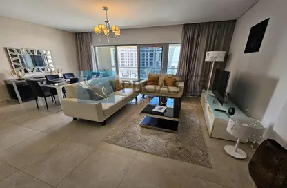Living / Dining Room image for: Apartment - 2 Bedrooms - 3 Bathrooms for sale in The Lagoon - Amwaj Islands - Muharraq Governorate, Image 1