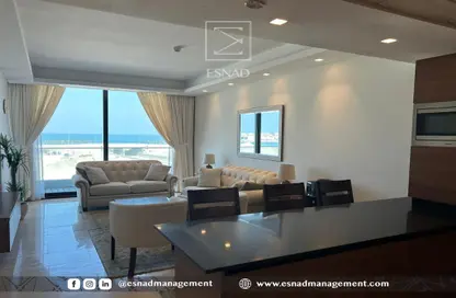 Living / Dining Room image for: Apartment - 2 Bedrooms - 3 Bathrooms for sale in Essence of Dilmunia - Dilmunia Island - Muharraq Governorate, Image 1