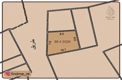 2D Floor Plan image for: Land - Studio for sale in alnaim - Manama - Capital Governorate, Image 1