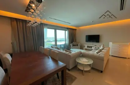 Living / Dining Room image for: Apartment - 2 Bedrooms - 3 Bathrooms for sale in Reef Island - Capital Governorate, Image 1